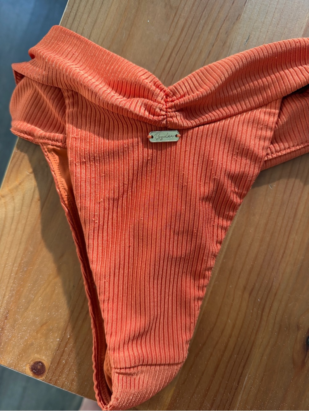 Bydee Rust Ribbed Underwire Bikini Set - Picture 13 of 16